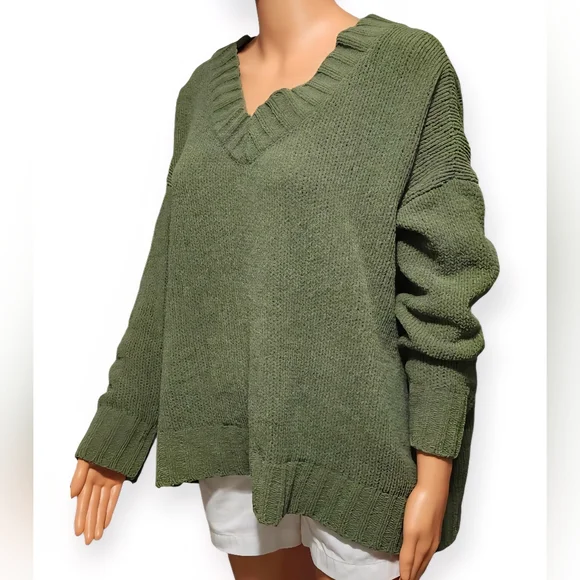 Aerie Sage V-Neck Sweater - Picture 4 of 6